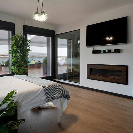 Atico Lujo Costa Vasca Bilbaoterraza Mar Jacuzi Appartement Santurtzi Buitenkant foto