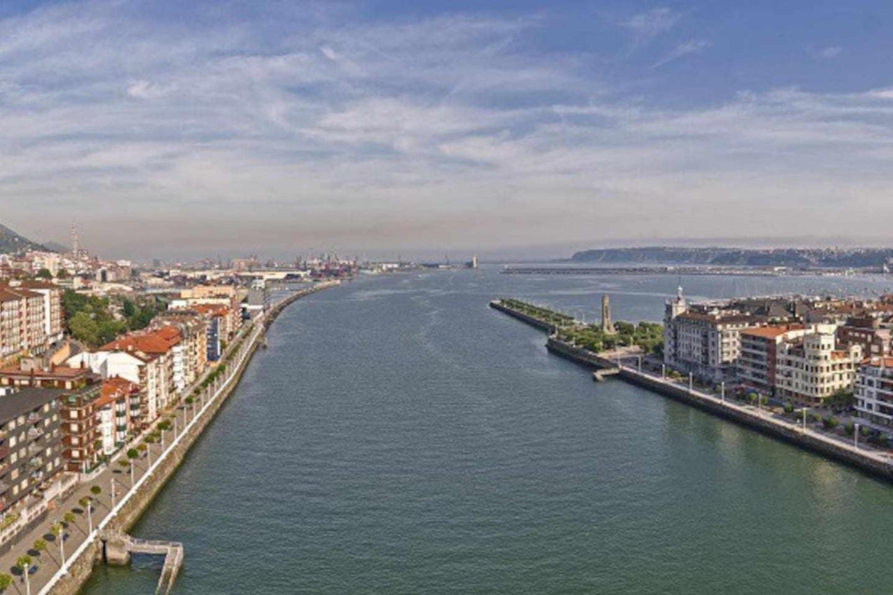 Atico Lujo Costa Vasca Bilbaoterraza Mar Jacuzi Appartement Santurtzi Buitenkant foto