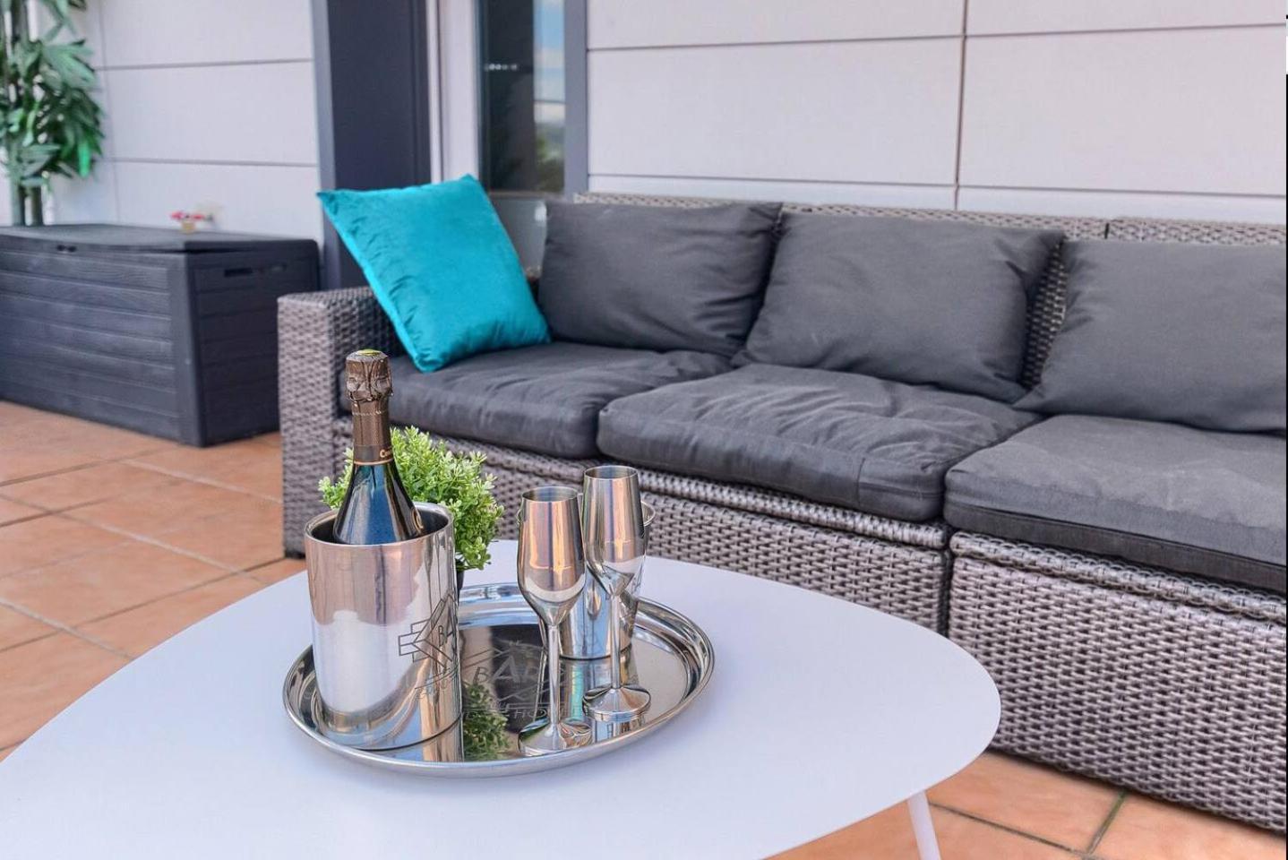 Atico Lujo Costa Vasca Bilbaoterraza Mar Jacuzi Appartement Santurtzi Buitenkant foto