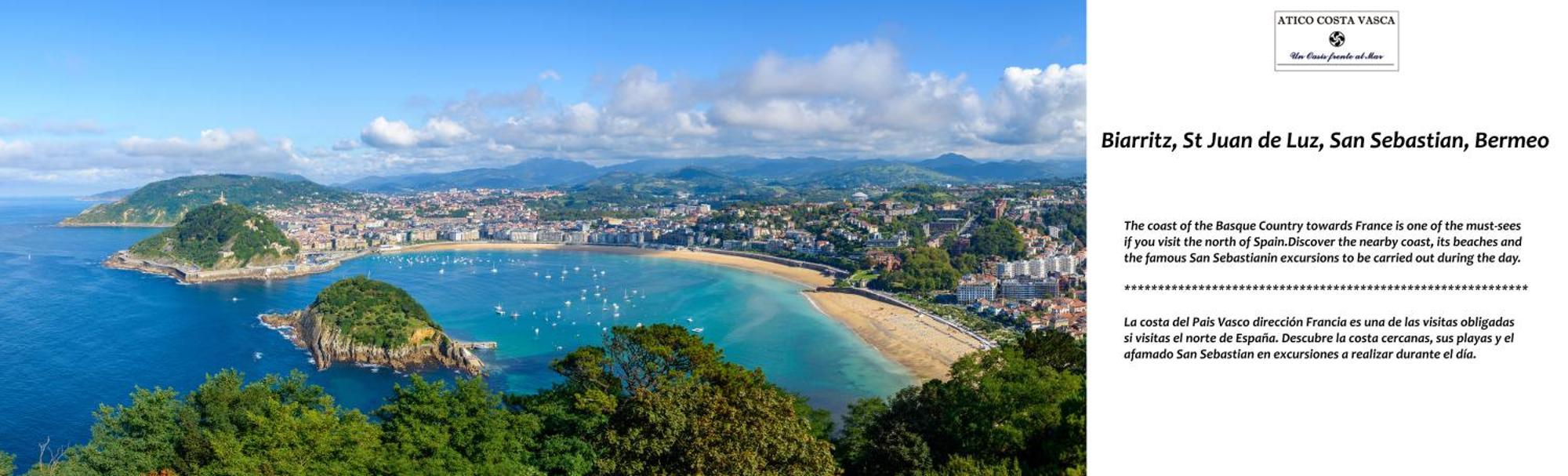 Atico Lujo Costa Vasca Bilbaoterraza Mar Jacuzi Appartement Santurtzi Buitenkant foto