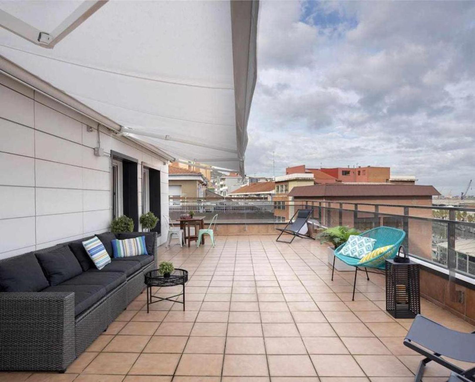 Atico Lujo Costa Vasca Bilbaoterraza Mar Jacuzi Appartement Santurtzi Buitenkant foto