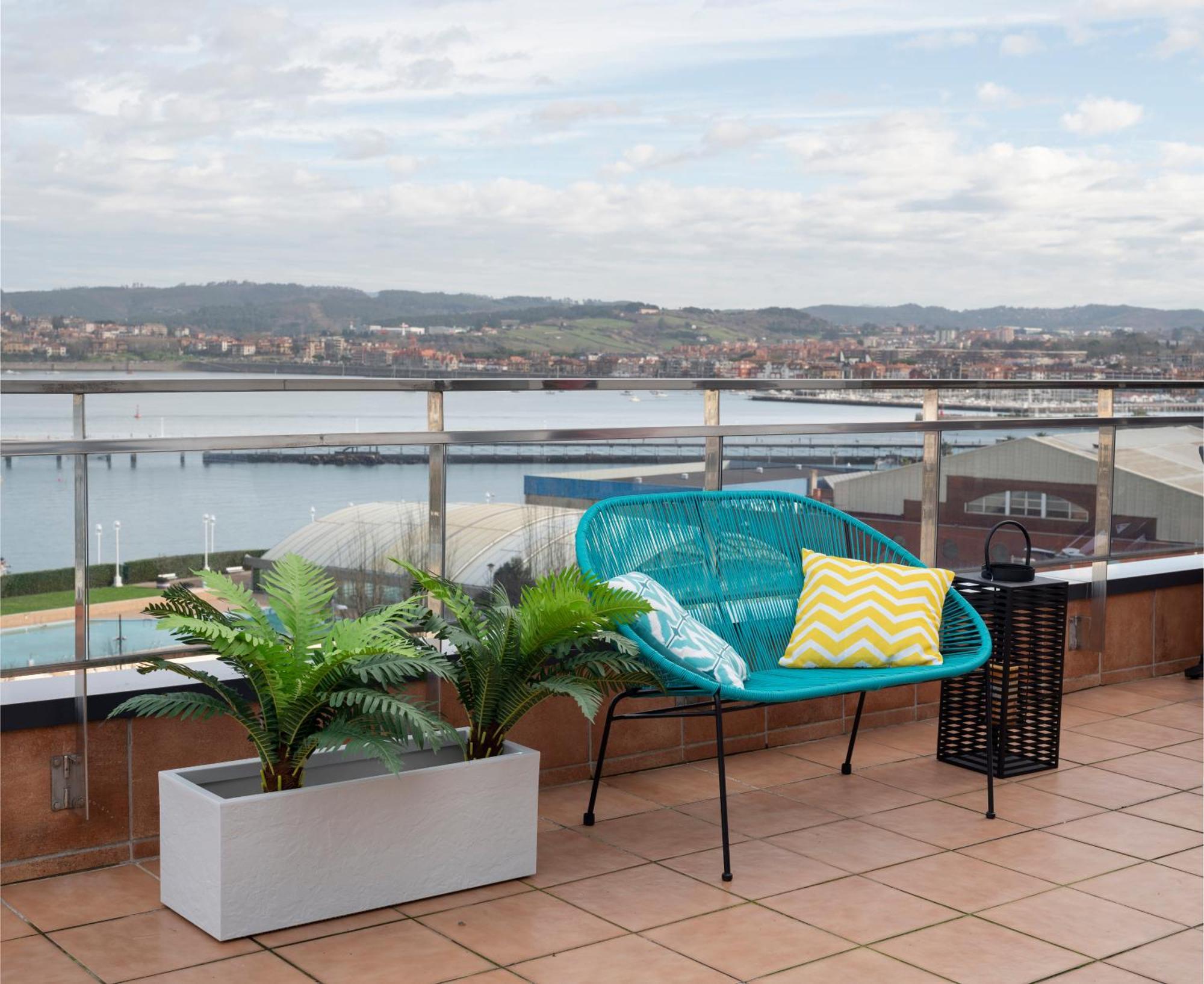 Atico Lujo Costa Vasca Bilbaoterraza Mar Jacuzi Appartement Santurtzi Buitenkant foto
