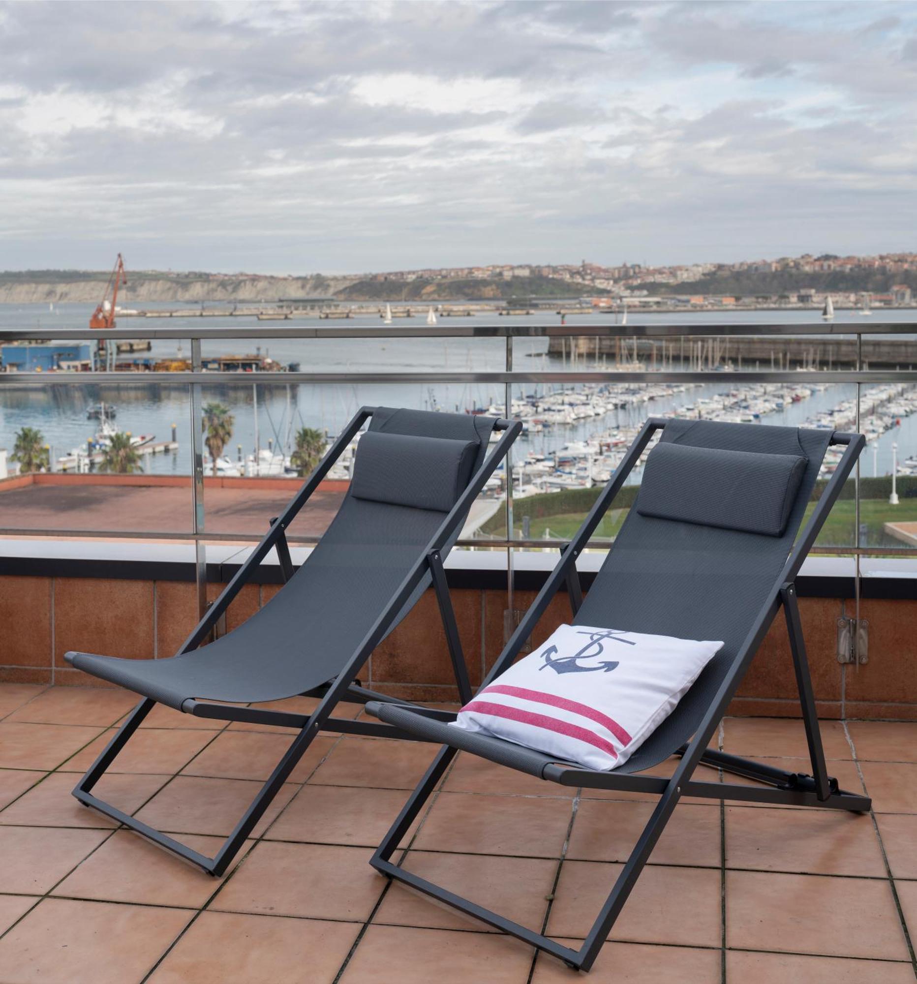 Atico Lujo Costa Vasca Bilbaoterraza Mar Jacuzi Appartement Santurtzi Buitenkant foto