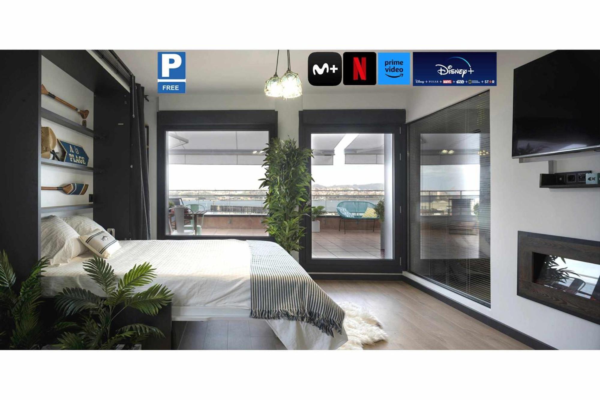Atico Lujo Costa Vasca Bilbaoterraza Mar Jacuzi Appartement Santurtzi Buitenkant foto